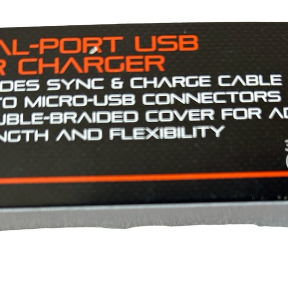 Blackweb Silver Dual Port USB Car Charger 4.8 Amp New in Original Packaging - Picture 12 of 12